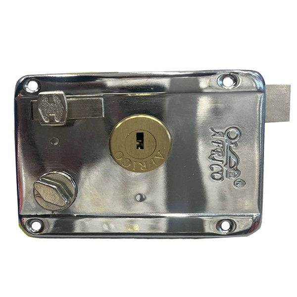 قفل درب حیاطی AFRICO کد LT310CP6 مغزی برنجی