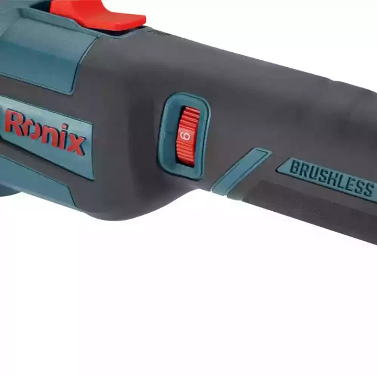 کیت مینی فرز شارژی براشلس 40 ولت 125 میلی متر دیمردار رونیکس مدل 8901-40V (12 ماه گارانتی)