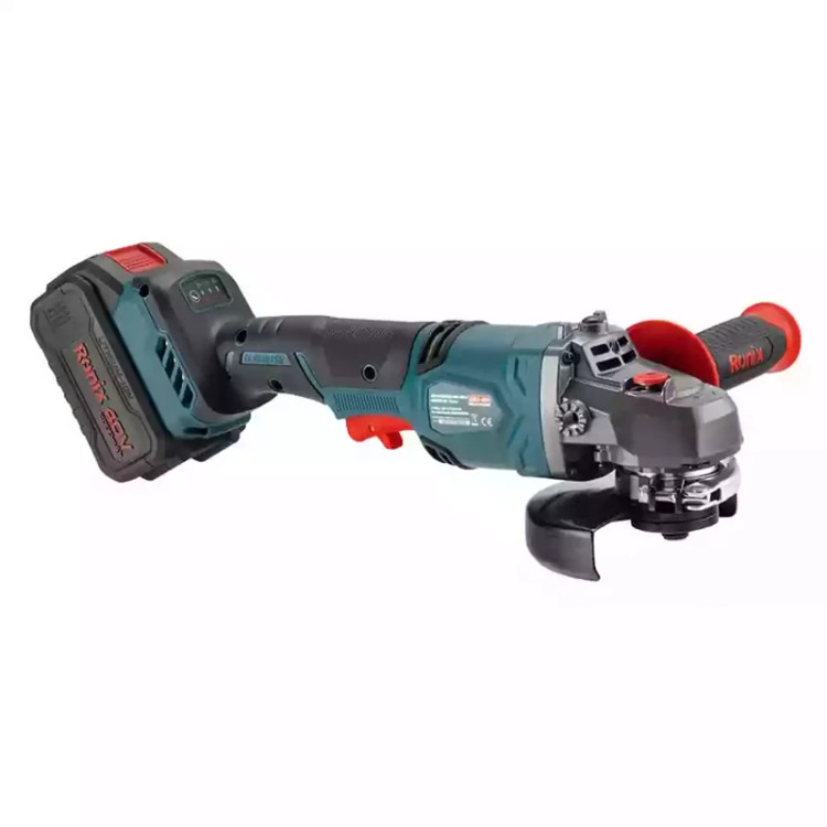 کیت مینی فرز شارژی براشلس 40 ولت 125 میلی متر دیمردار رونیکس مدل 8901-40V (12 ماه گارانتی)