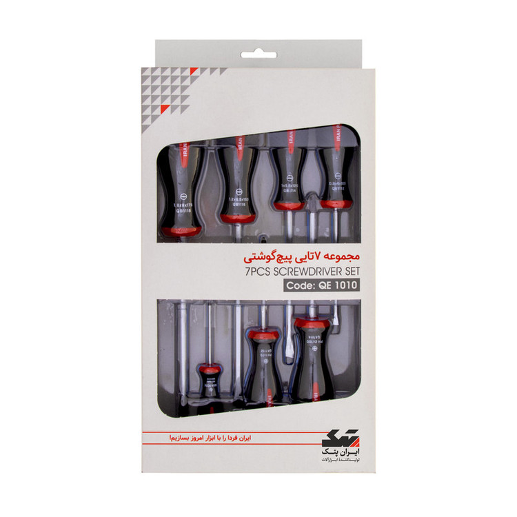 پیچ گوشتی ایران پتک مدل QE 1010 بسته 7 عددی