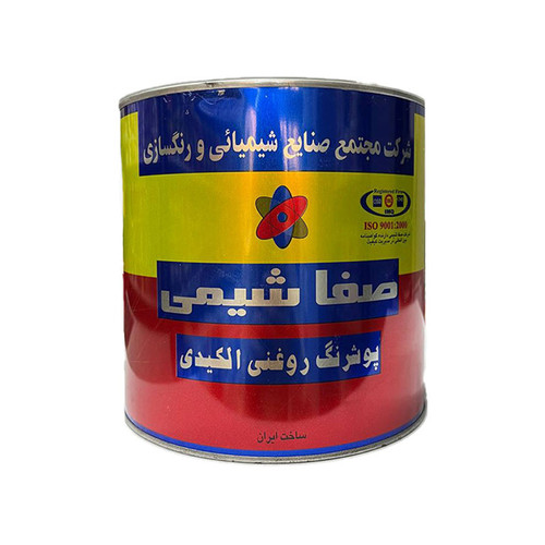رنگ روغنی سفید مات صفاشیمی کد 800 وزن 4 کیلوگرم