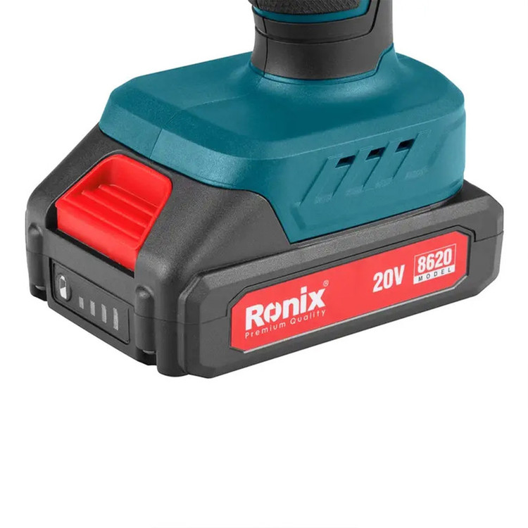 مجموعه 53 عددی دریل پیچگوشتی شارژی چکشی رونیکس مدل RS-8620